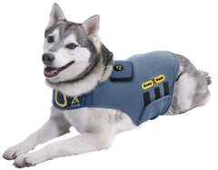 CozyVest chaleco con altavoces integrados: música relajante para perros durante la salida