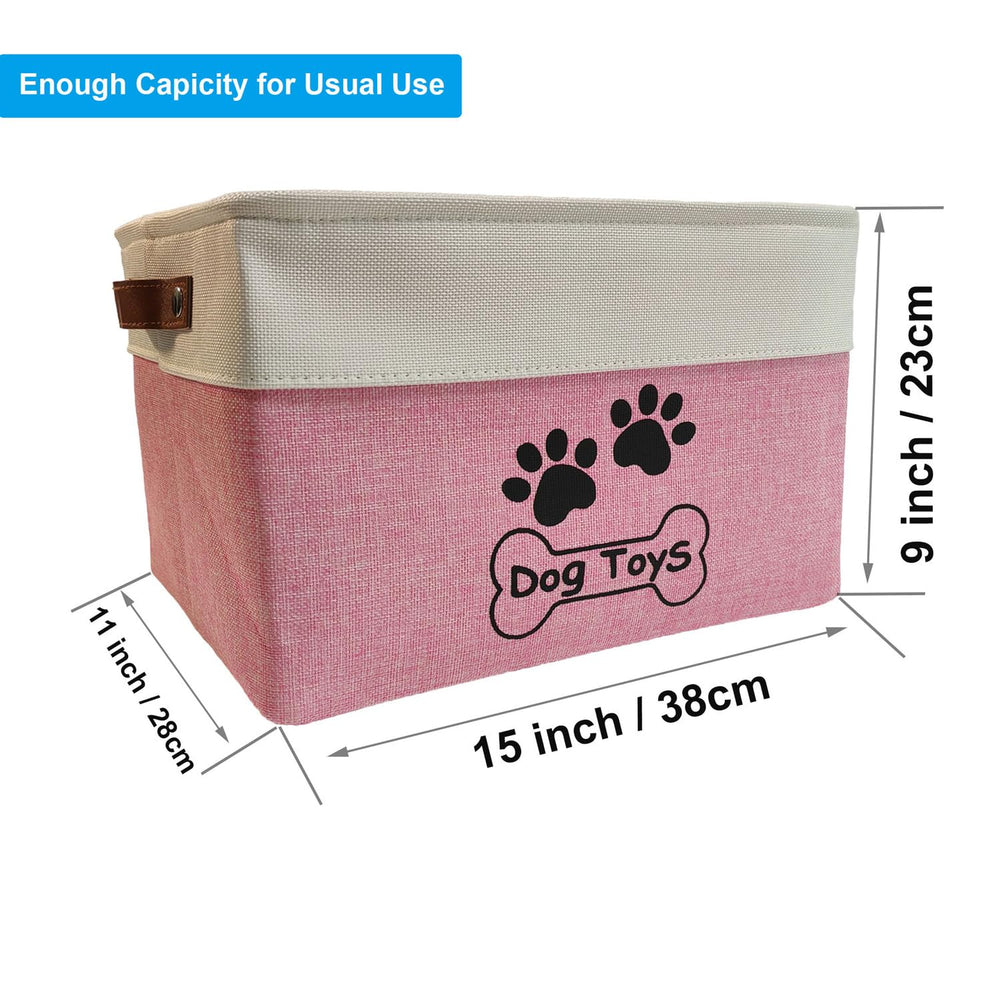 CPAKOWLGOO cesta-juguetes-perro-uso-multiplo sirve para juguetes, mantas y accesorios.