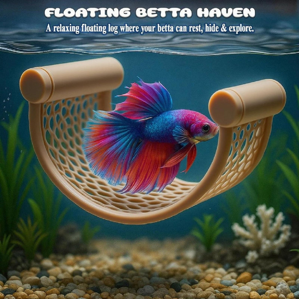 Acuario nano con log flotante CPLIKE, espacio de exploración seguro.