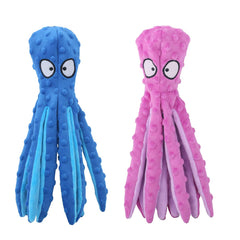 CPYOSN Pulpo peluche sin relleno, seguro para masticar y jugar