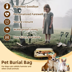 Cradle to Grave cajón funerario gato, tamaño adecuado para mascotas.