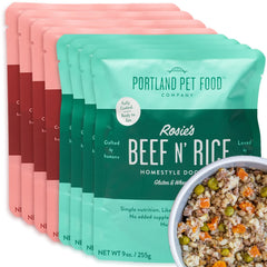 Portland Pet Food Company: bolsas de comida fresca para perros listas para servir.
