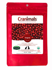 Cranimals Arándano Orgánico en frasco, apoyo diario a la salud urinaria.