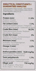 Cranimals Very Berry cierre de bolsa, polvo natural sin aditivos artificiales.