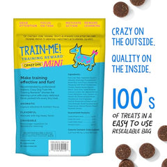 Crazy Dog Mini Train-Me primer plano de golosinas de pollo para reforzar conductas