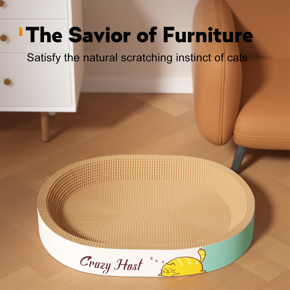 CRAZY GUOFAN estructura anti-vuelco, seguridad para gatos activos.