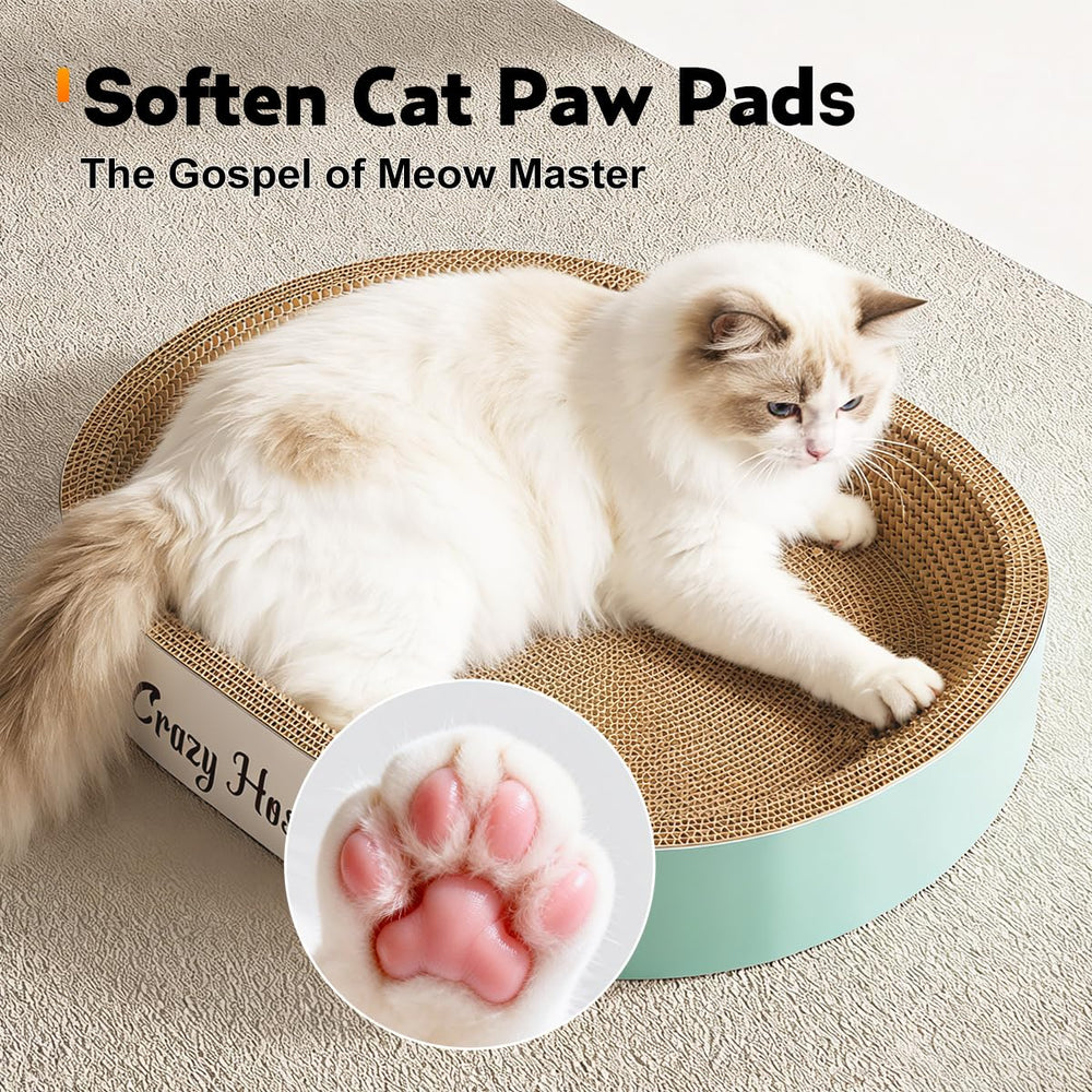 CRAZY GUOFAN diseño ergonómico, comodidad envolvente para gatos grandes.