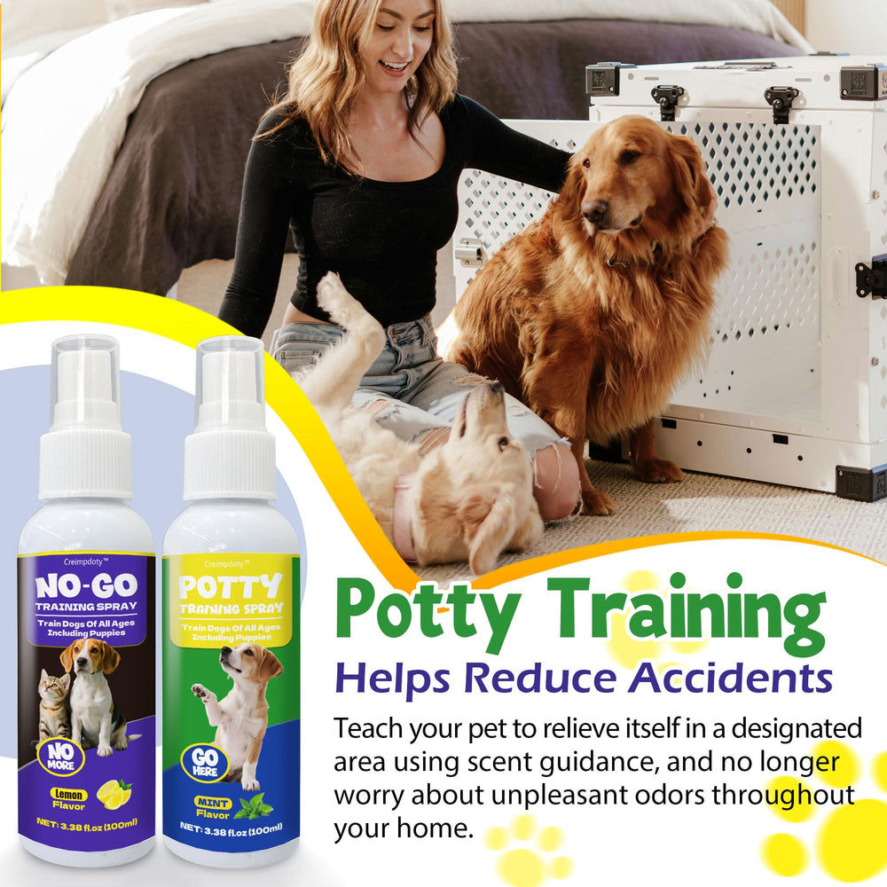 Creimpdoty aerosol para baño canino en exteriores ayuda a definir la zona de eliminación.