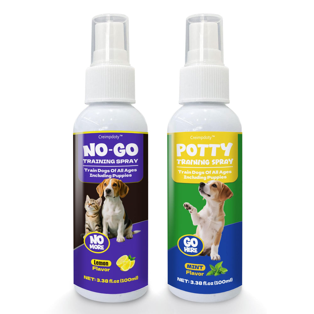 Creimpdoty aerosol de entrenamiento para baño canino en interiores facilita la zona adecuada.