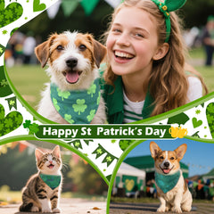 Cresue bandanas para perro, 50 diseños, festivo para sesiones de fotos.