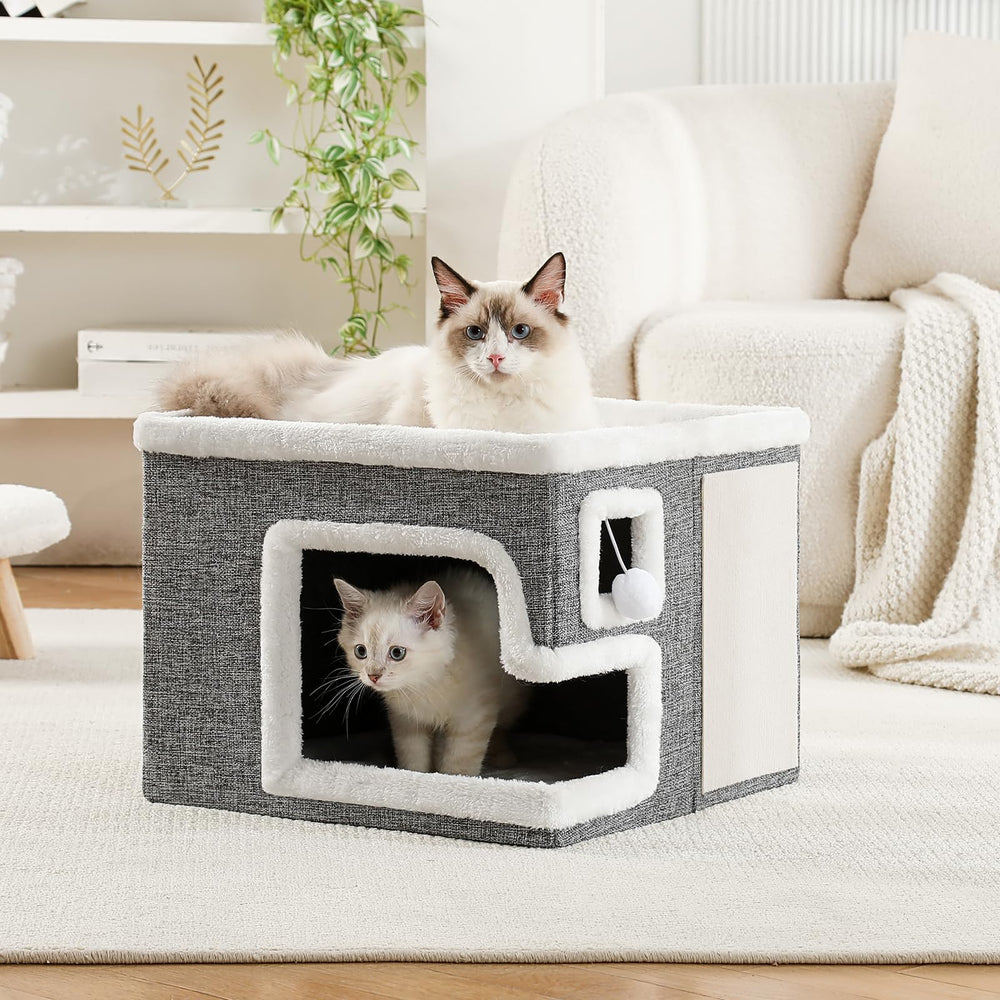 Crispedia-cama-cueva-gato: espacio acogedor para descansar.