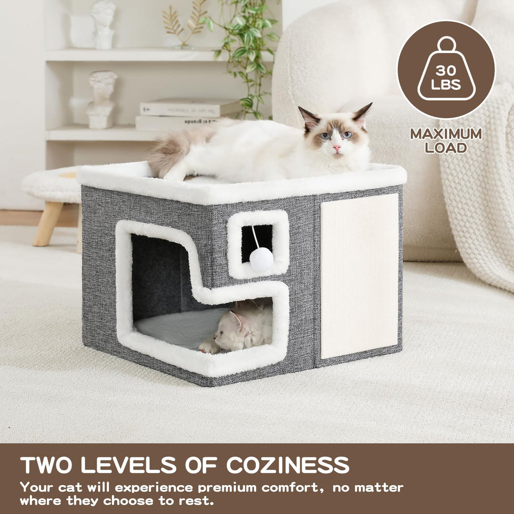 Crispedia-estructura-resistente-de-mdf: soporte estable para gatos.