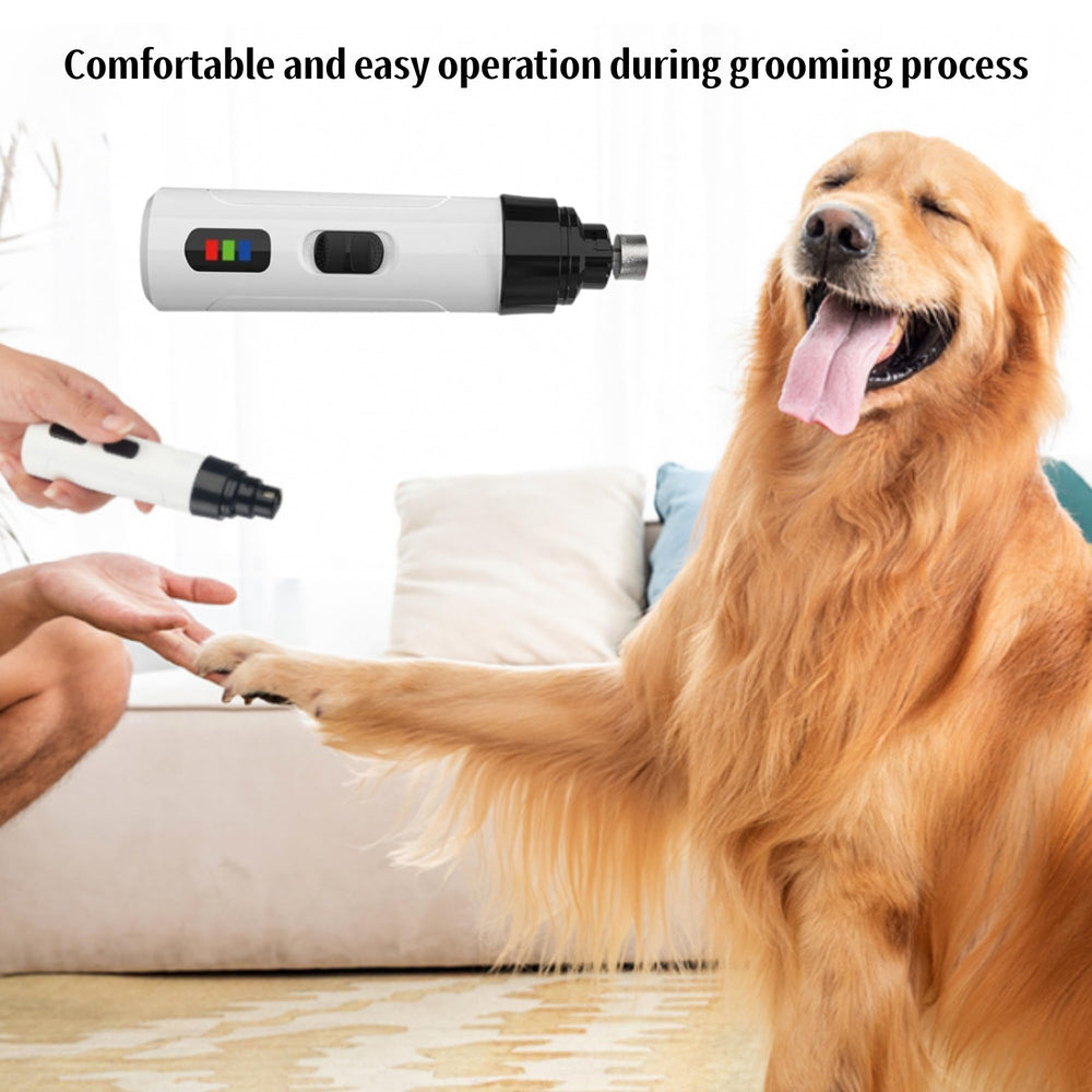 CRIVERY lijadora de uñas facilita un limado limpio y suave para las uñas del perro.