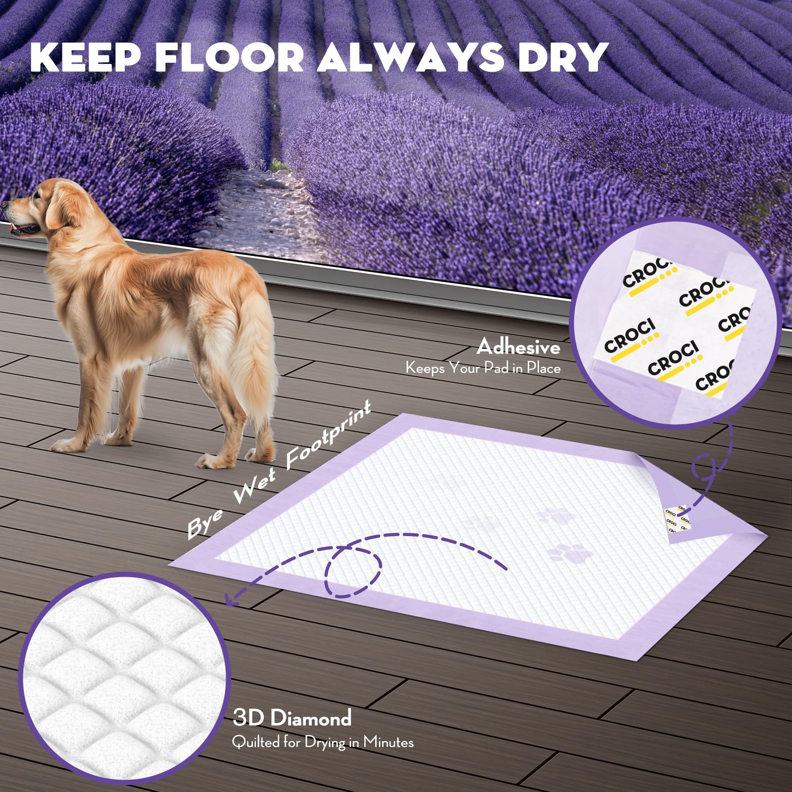 Croci protección de suelos gracias a la tecnología de absorción y retención.