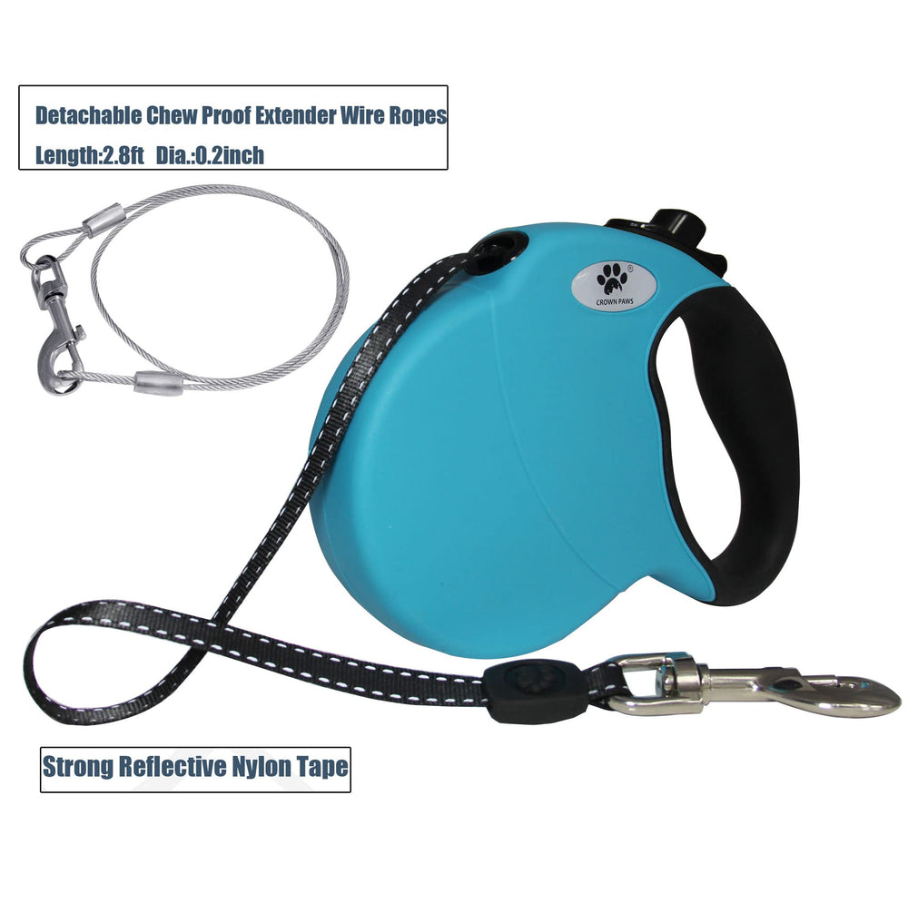 CROWN PAWS extensor anti mordida de alambre, seguridad superior para paseos.