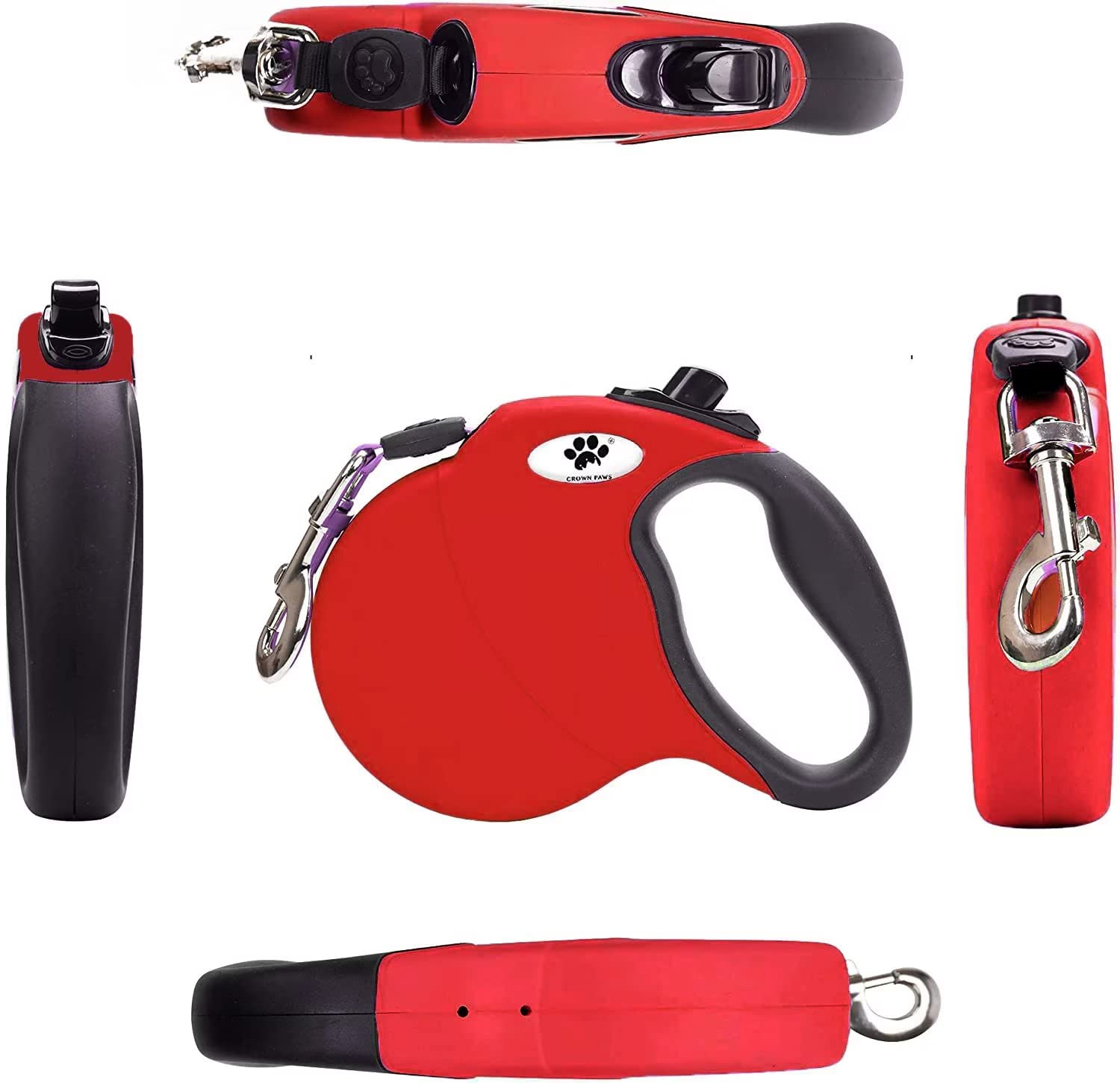 CROWN PAWS: mango ergonómico suave para paseos y entrenamiento.