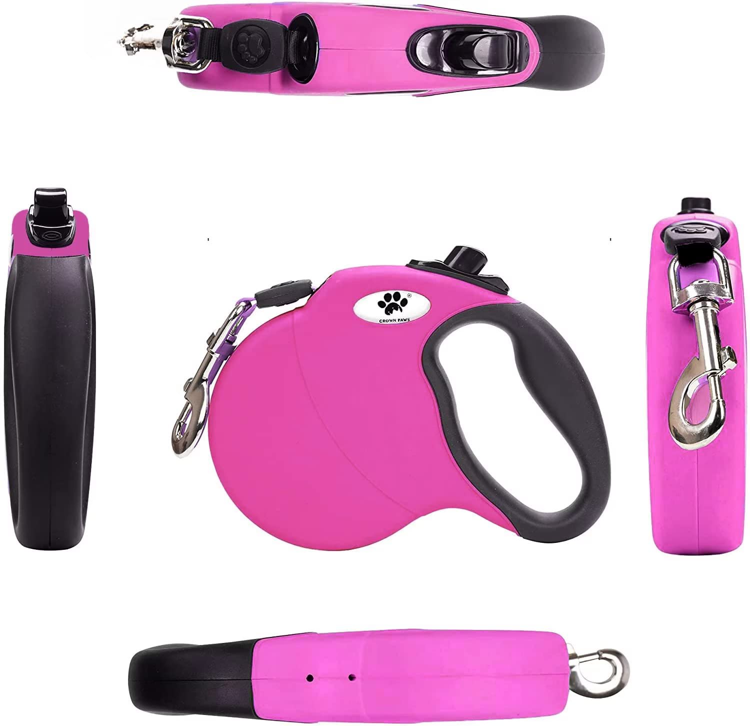 CROWN PAWS tela reflectante de nylon para mayor visibilidad.