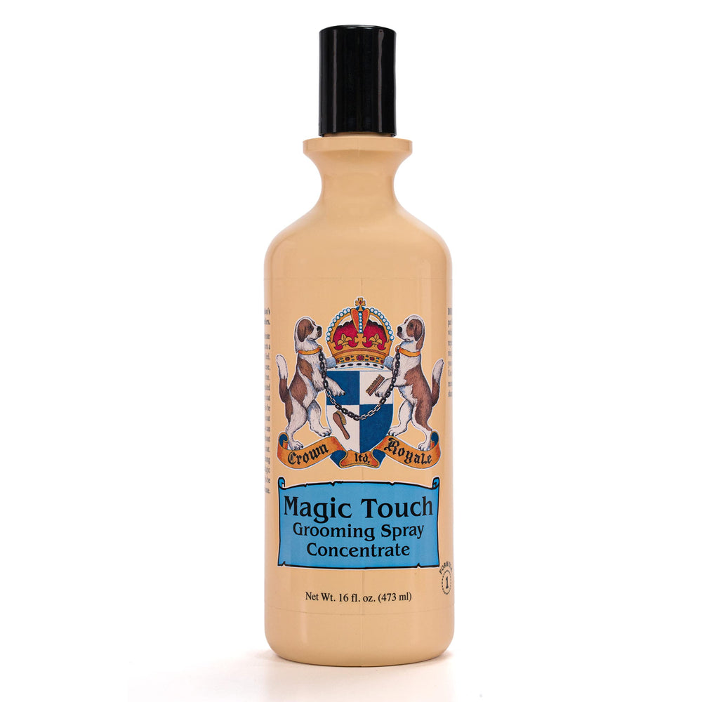 Crown Royale Magic Touch Fórmula 1, concentrado para acabado suave y control del pelaje.