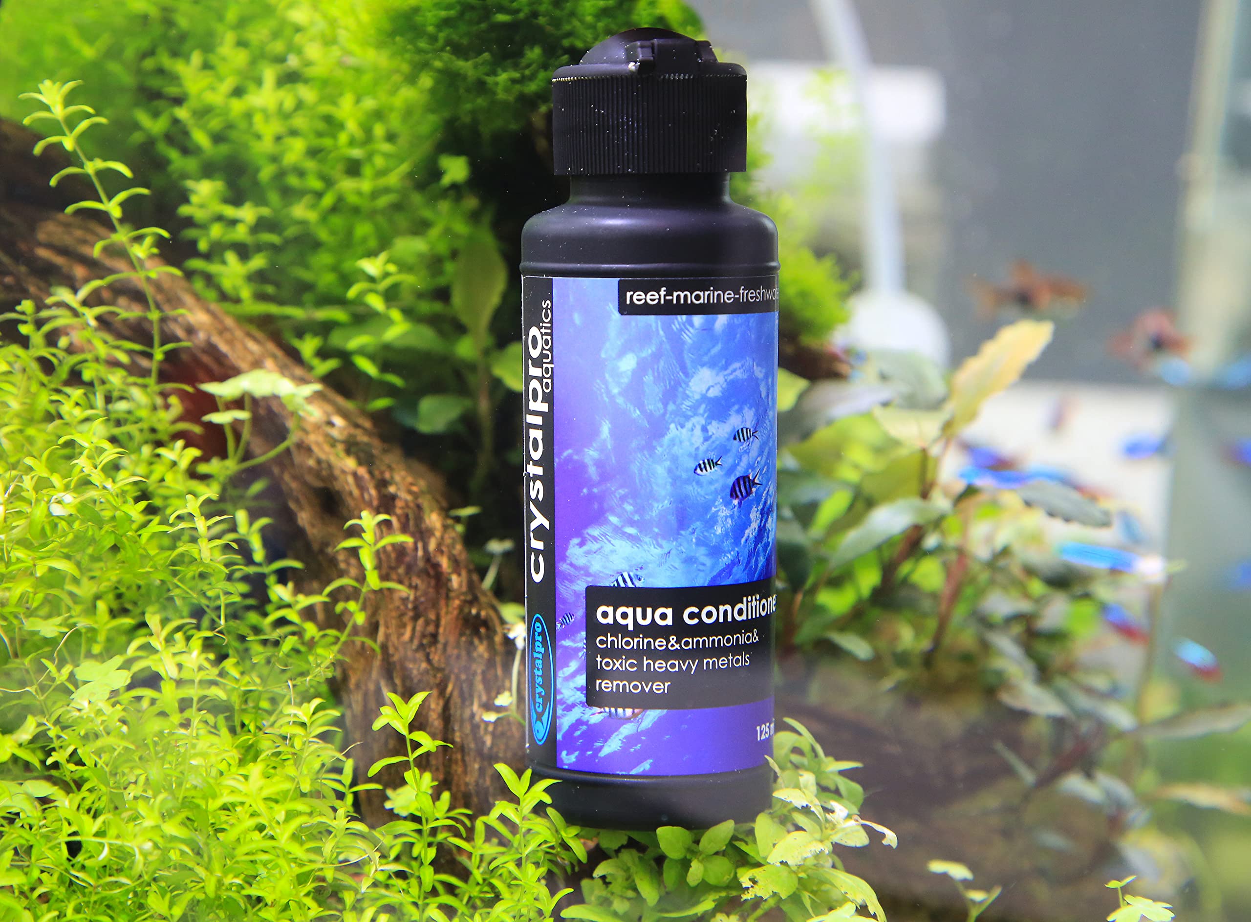 Crystalpro Acondicionador de Agua apto para agua dulce y salada.