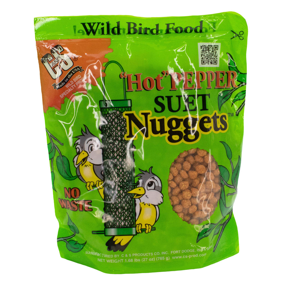 C&S Nuggets pimienta caliente para aves, atrae más aves y reduce ardillas