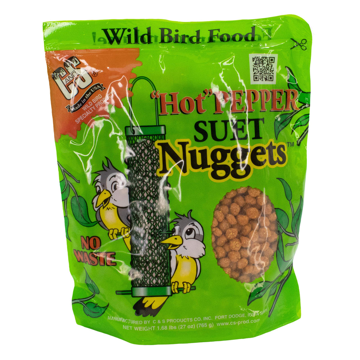 C&S Nuggets pimienta caliente para aves, atrae más aves y reduce ardillas