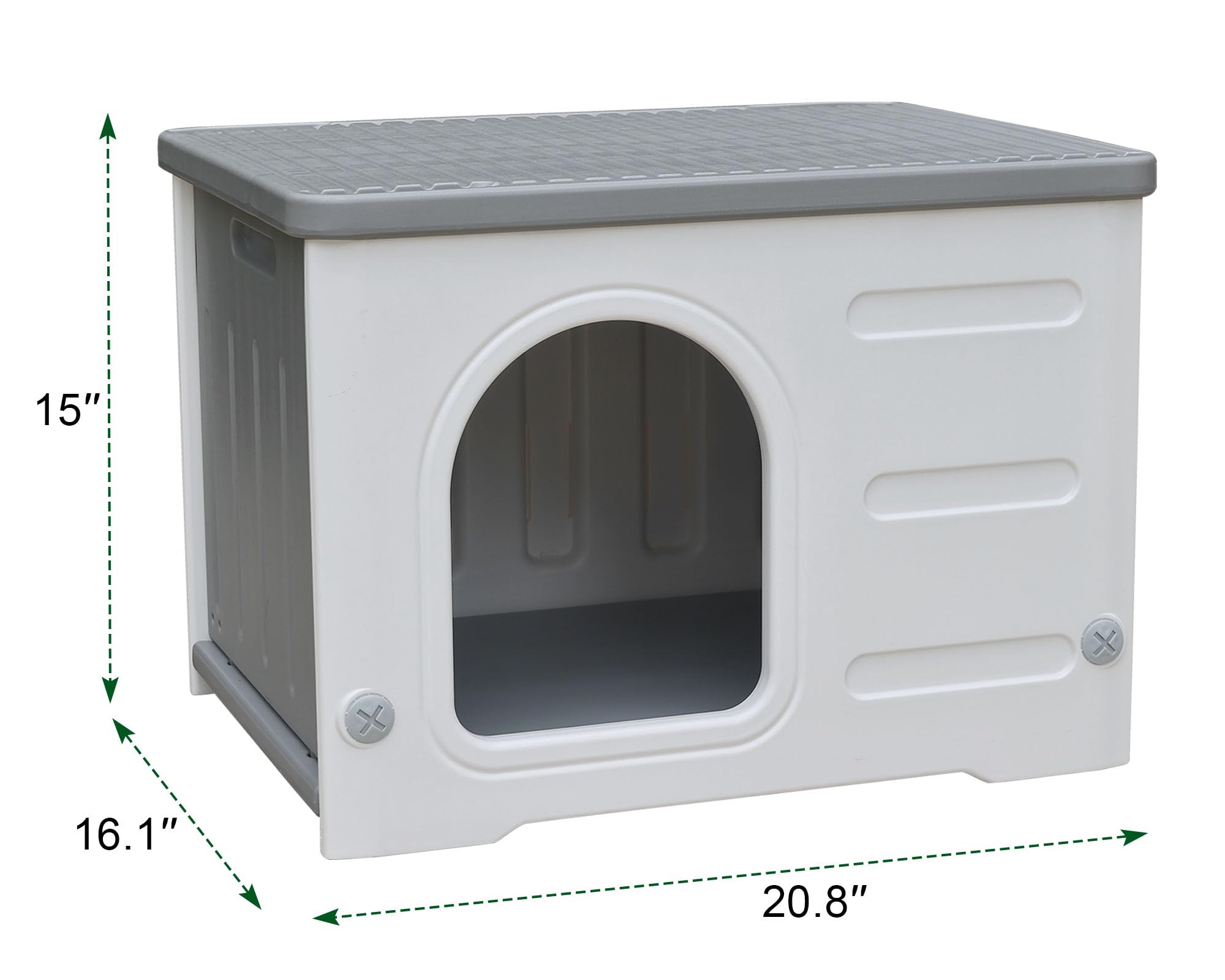 CSQOO casa-gato interior-espacio-acogedor, uso cómodo dentro o fuera
