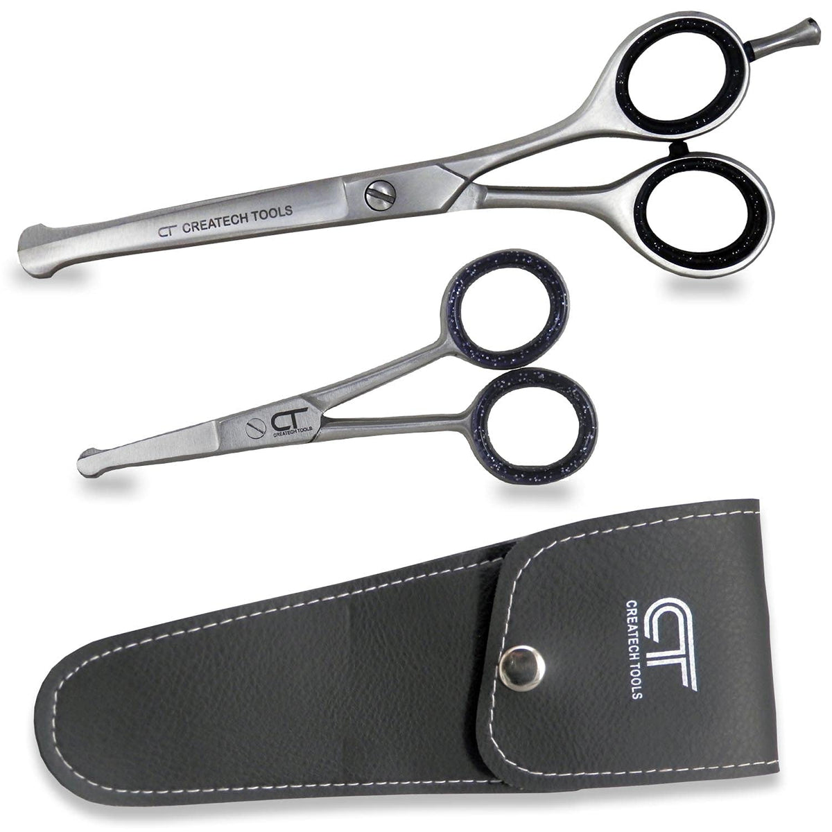 CT Createch Tools tijeras para mascotas de 6 pulgadas, curva suave para un corte preciso