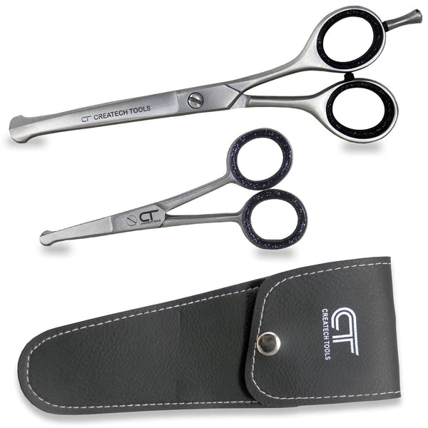 CT Createch Tools tijeras para mascotas de 6 pulgadas, curva suave para un corte preciso