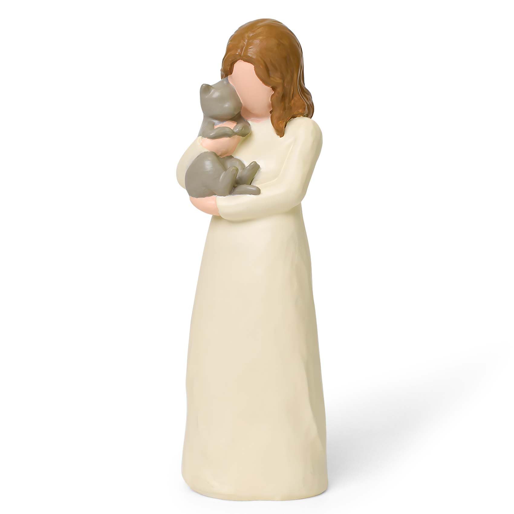 Cuayaes figura-gato-memorial-gris, recuerdo duradero para amantes de gatos