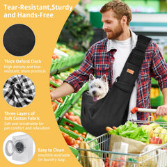 Bandolera CUBY gran capacidad para mascotas pequeñas de 3 a 7,5 kg