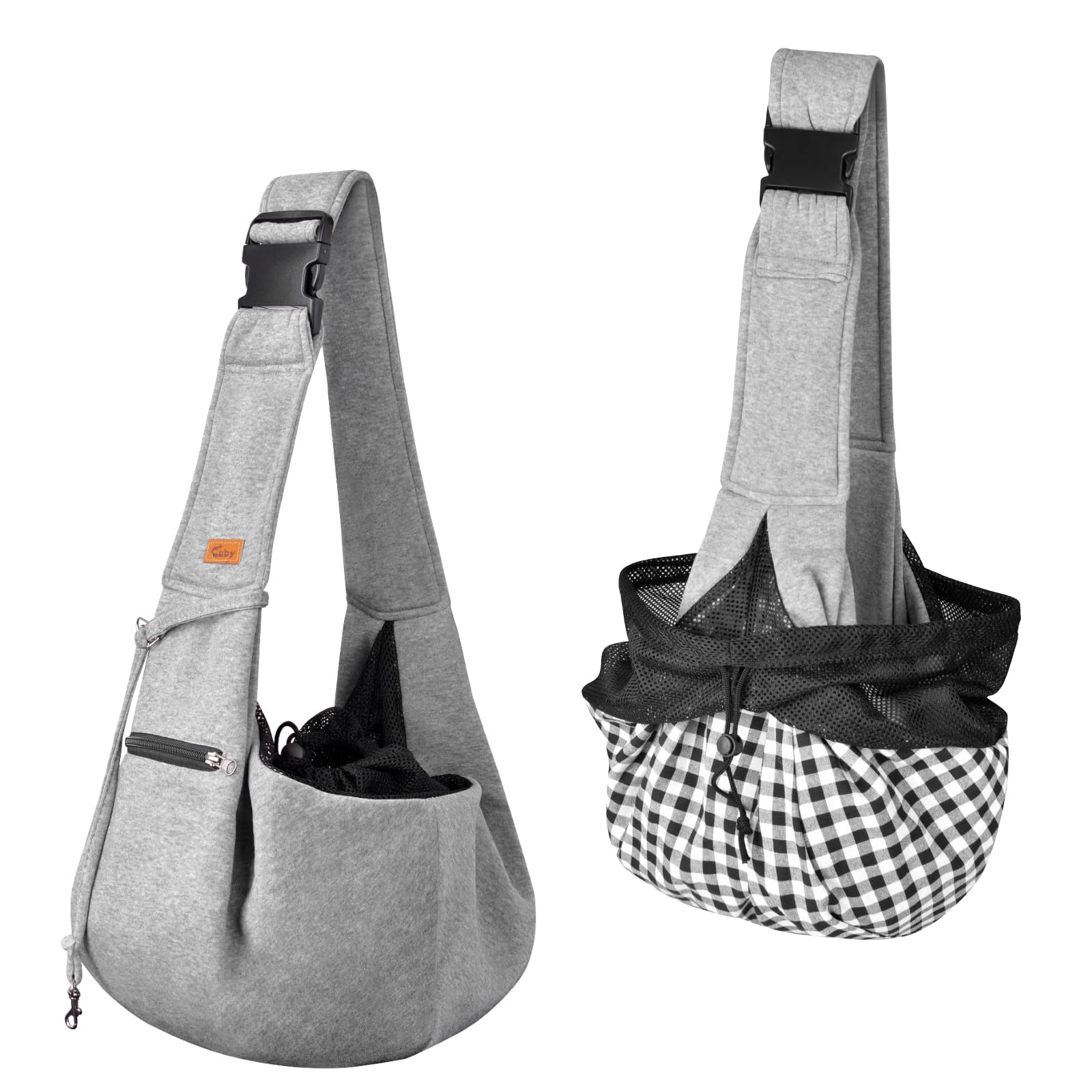 Cuby bandolera uso diario ideal para mascotas pequeñas.
