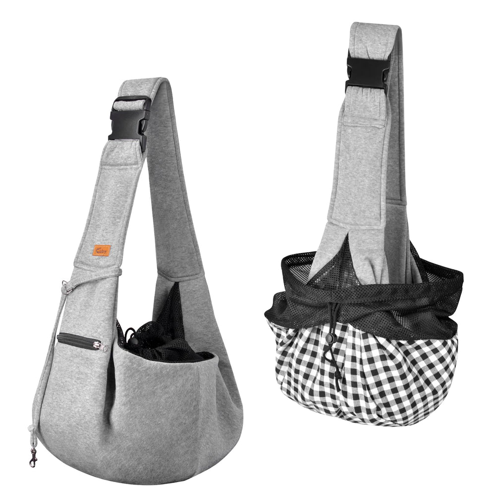 Cuby bandolera uso diario ideal para mascotas pequeñas.