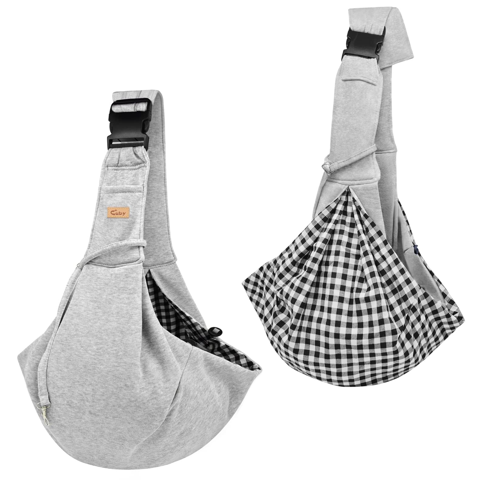 Cuby gris moderno, ideal para salidas al aire libre.