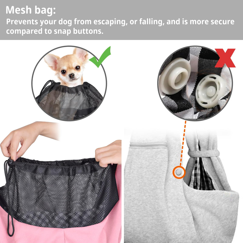 CUBY Sling bolsillos grandes para llevar teléfono y llaves.