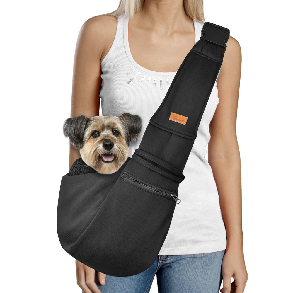 Cuby bolso de transporte para perro pequeño, vista frontal para paseos diarios.