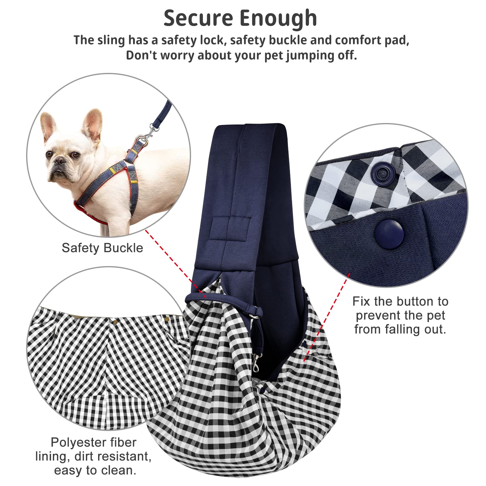 CUBY Sling es lavable a máquina para una limpieza rápida y sencilla.