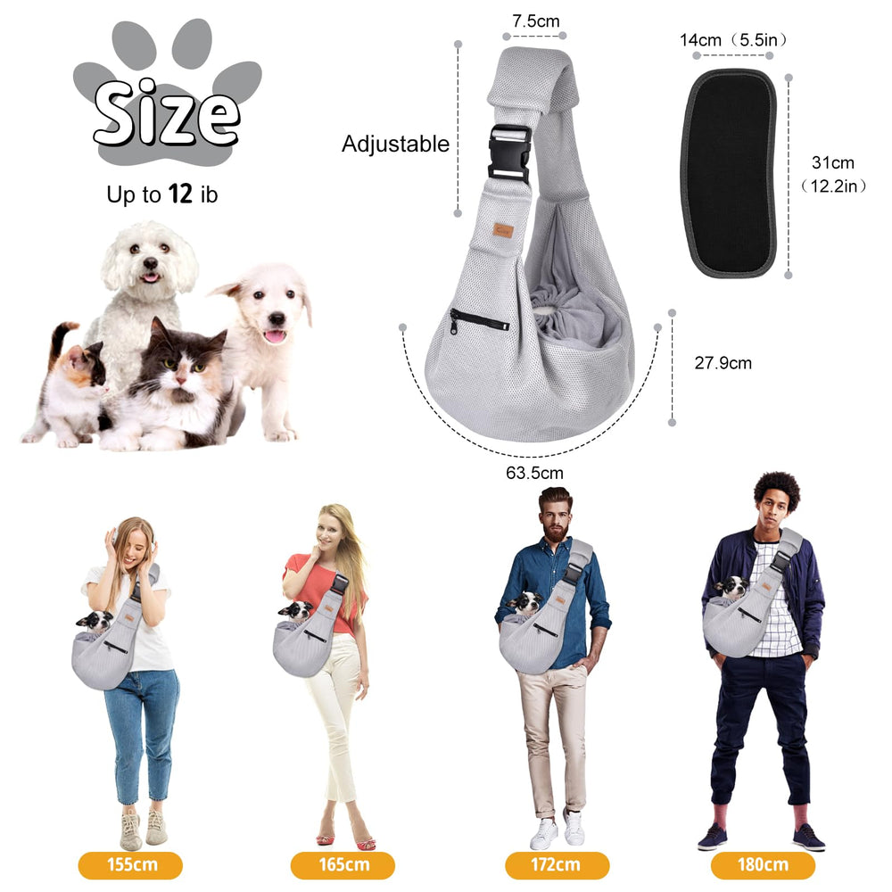 Cuby Sling uso exterior, perfecto para caminatas y viajes cortos
