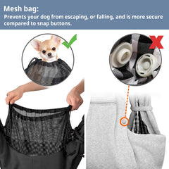 Cuby ventana de malla amplia para mejor ventilación del perro.