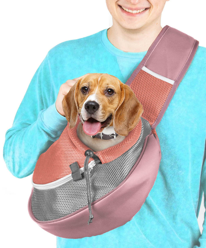 Cuddlissimo! Portador-bandolera frente para perro pequeño, paseo cómodo y cercano