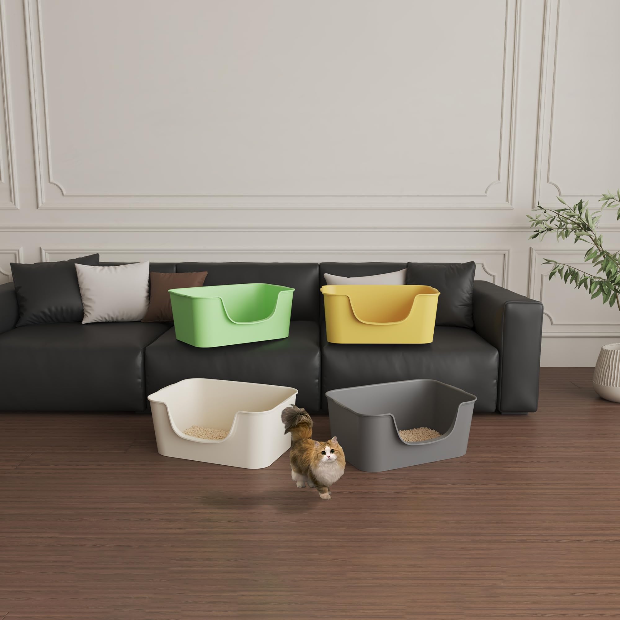 Cuddpaw bandeja beige de dimensiones neutras que se integran con la decoración