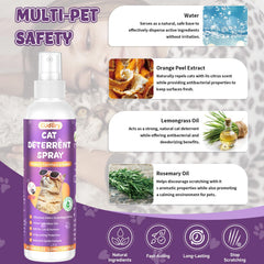 Cudory spray evita que gatos rasguen paredes, cables y plantas