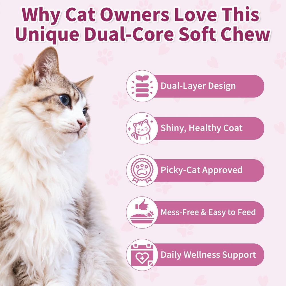 Cudory Omega-3 para gatos: ingredientes naturales de alta calidad.