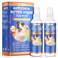 Cudory spray amargo manzana para perro: disuade masticación y protege muebles
