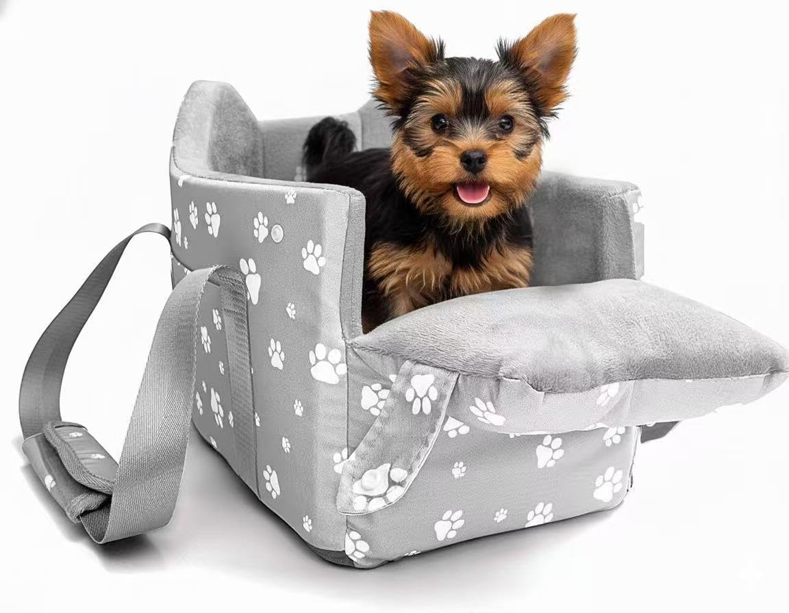 Cullaby asiento-elevador consola central auto: soporte seguro para perros pequeños durante el viaje