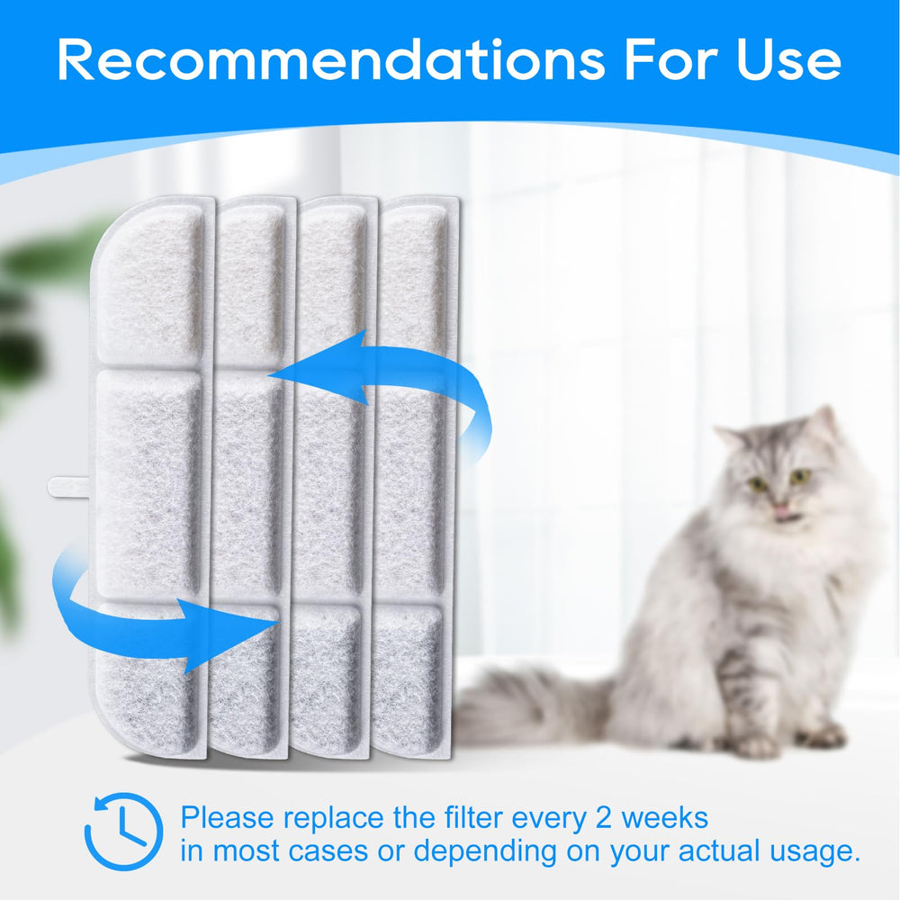 Guía de cambio de filtro Cunina DownyPaws para agua más fresca