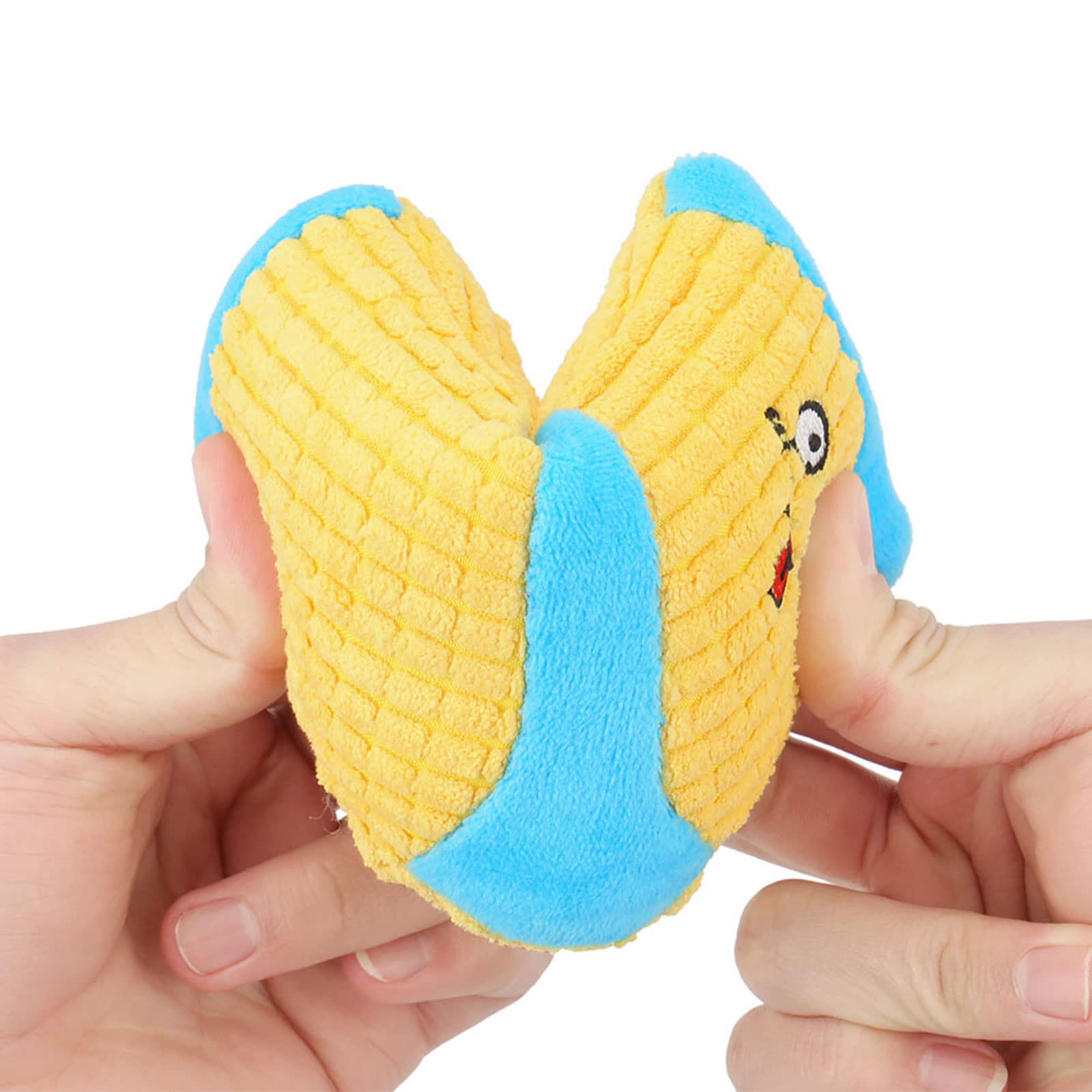 Cuperay Juguete peluche-azul-tejido-suave, protege encías y favorece masticación