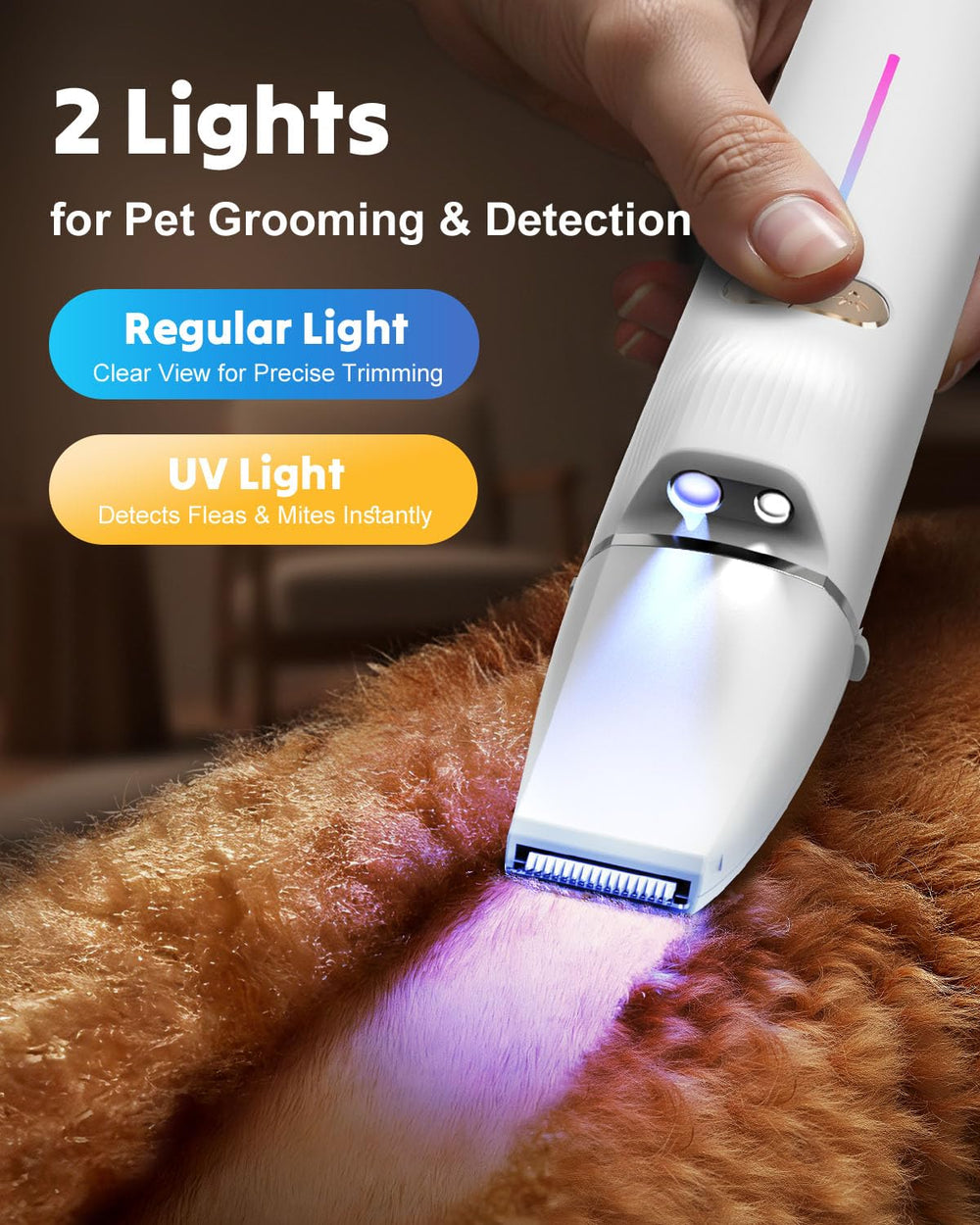 Cupofpet Luz para detalles en zonas de poca luz, precisión mejorada