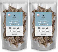 CURE FOR THE CRAVE Canine Cravers con pejerrey de lago salvaje, secado al aire, snack natural para perros.