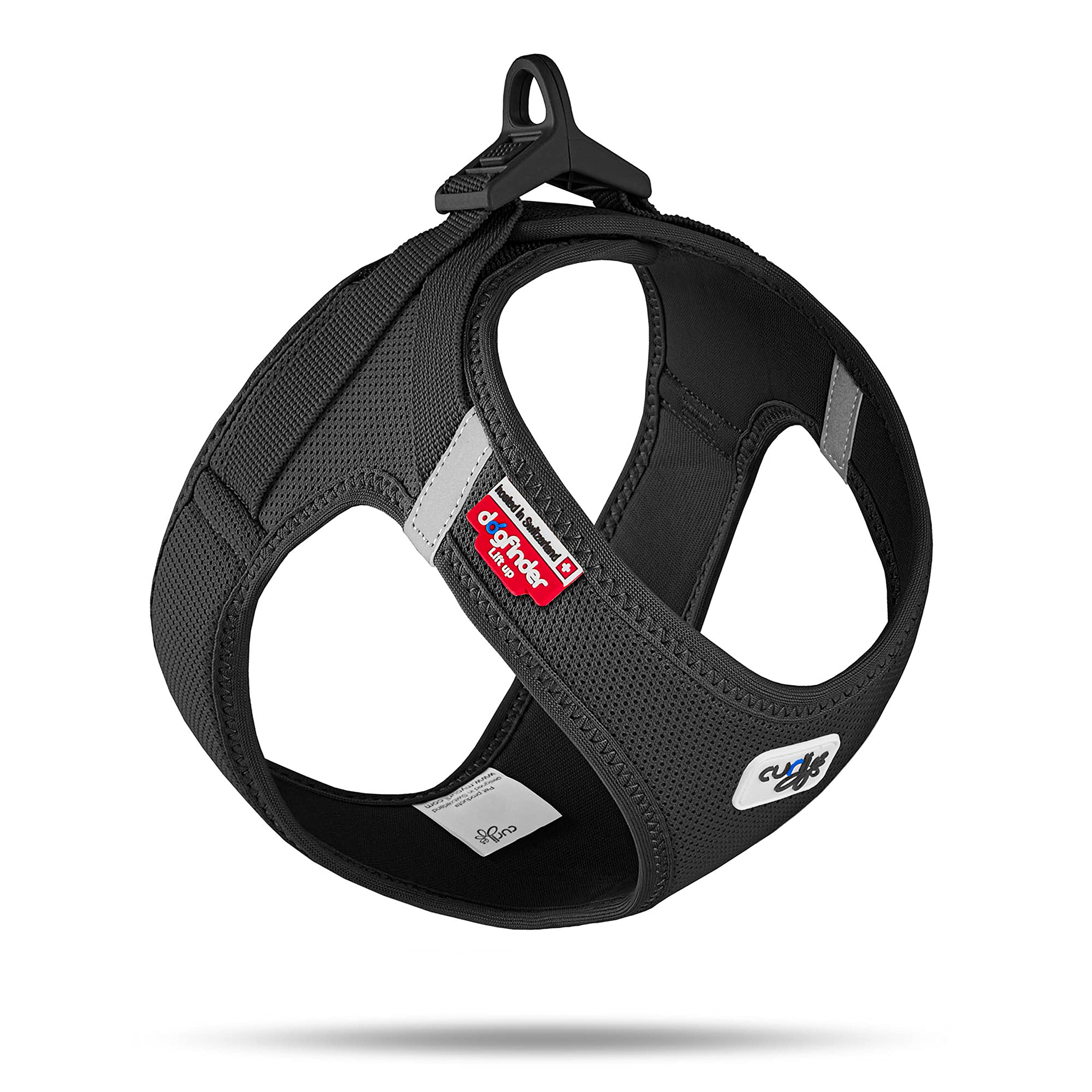 Arnés Curli Vest Clasp Air-Mesh para perro cómodo durante caminatas al aire libre.
