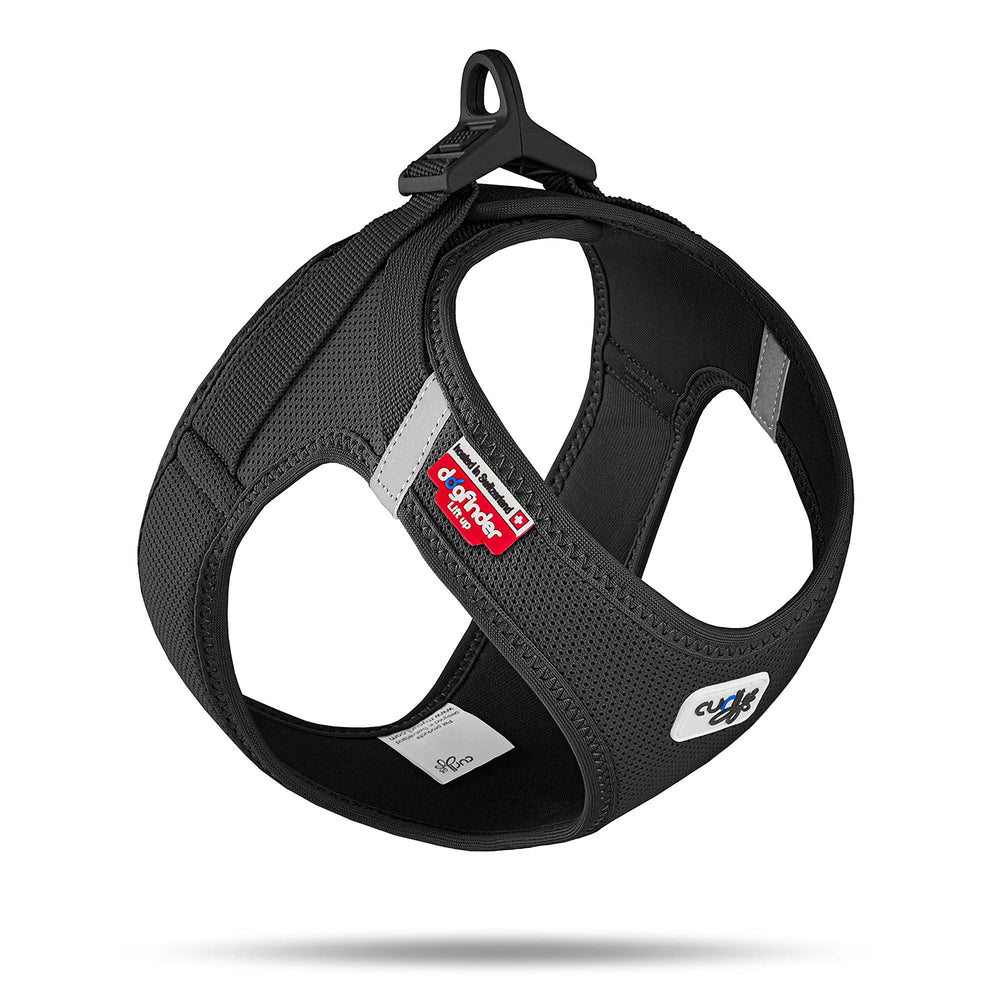 Arnés Curli Vest Clasp Air-Mesh para perro cómodo durante caminatas al aire libre.